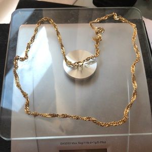Goldtone Necklace 24"